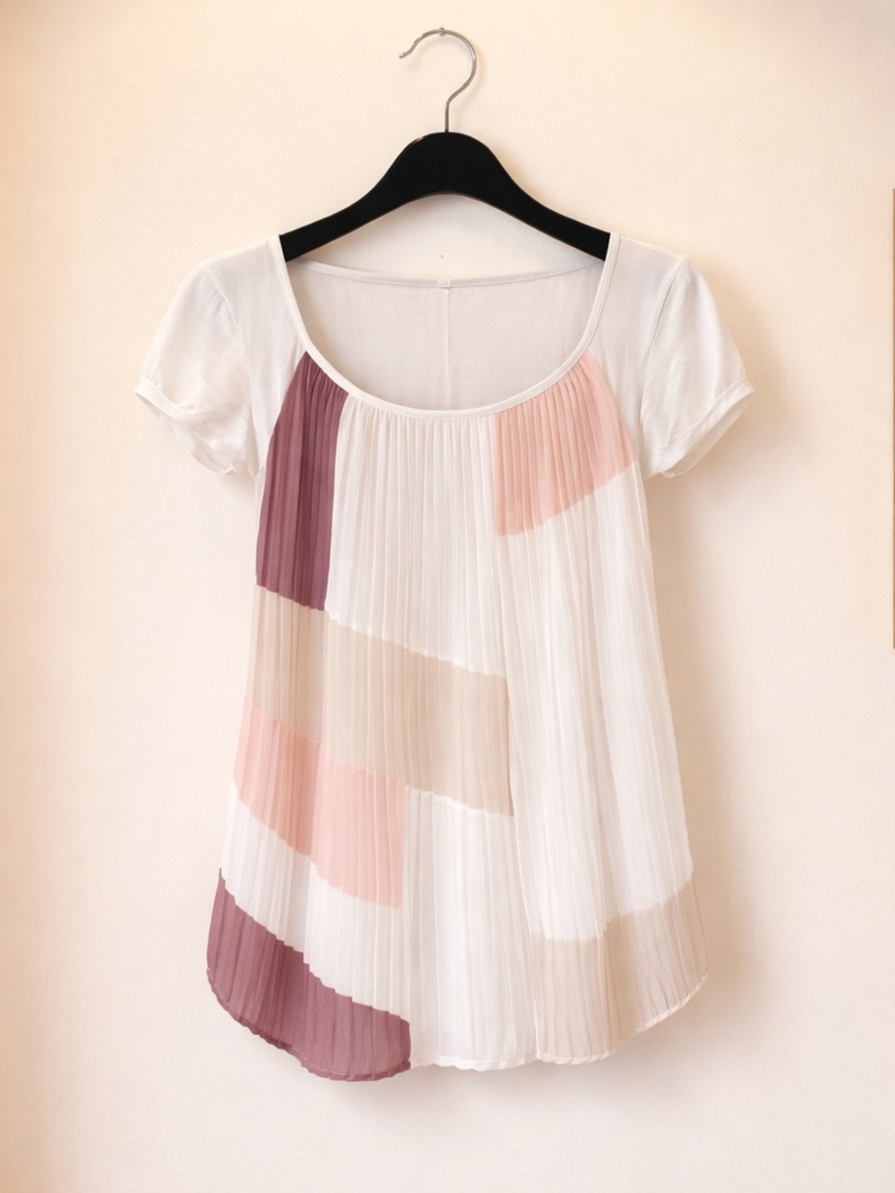 Anthropologie One September Pleat Blouse